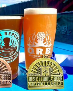 Fruited Wheat Ale, Ocean Republic Brewing, Stuart, Florida